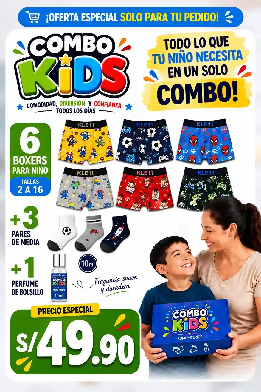 !!!OFERTA POR TU COMPRA!!! Combo Kids Upsell
