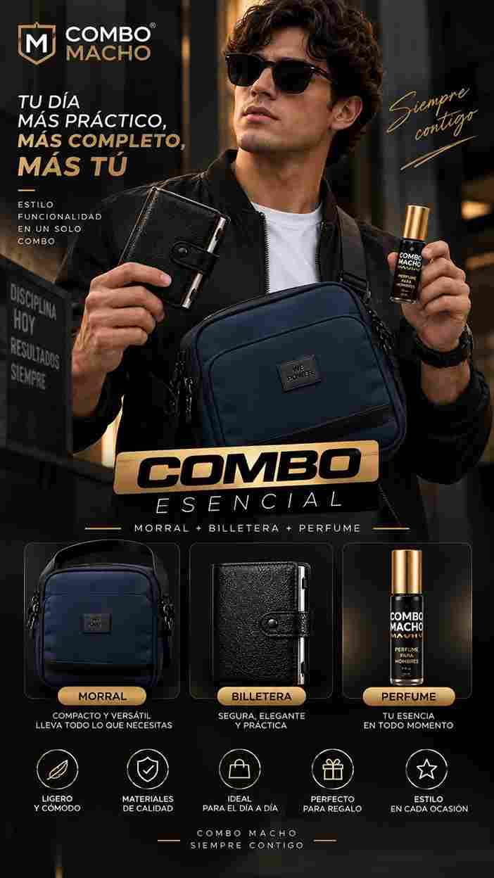 PACK MORRAL (BILLETERA RFID Y PERFUME )