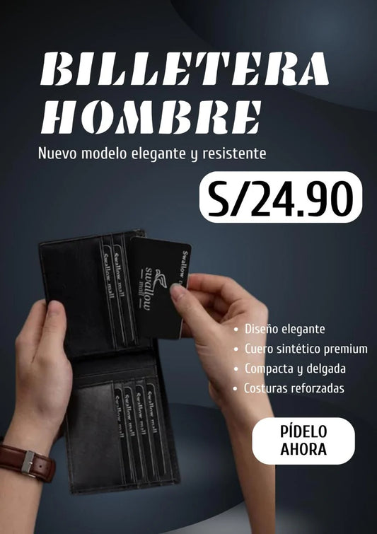 !!!OFERTA POR TU COMPRA!!! BILLETERA PARA HOMBRES